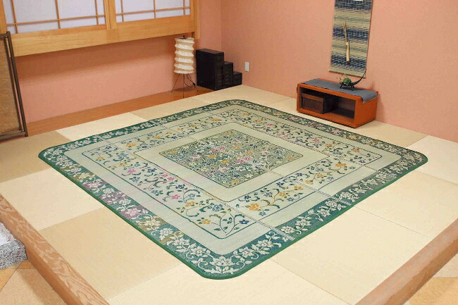 【直送品・大感謝価格 】い草ラグ エンペラー 250*250 HGW723013|美と健康をサポート モンスティル