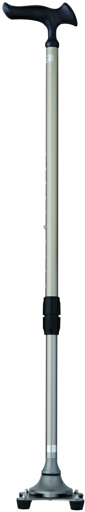 かるがも４ポイントステッキ ステンカラー杖 ステッキ 【倉庫直送h】介護 移動器具 3支点 4支点 キャリーバッグ