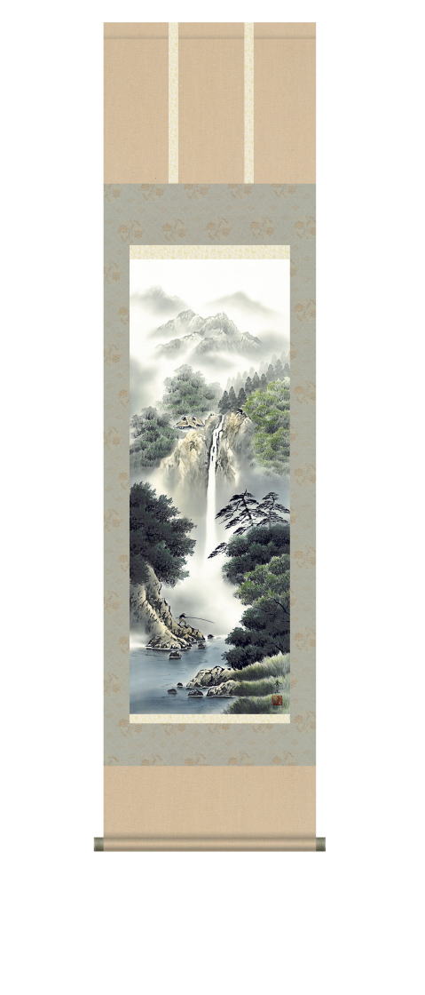 掛け軸 開運祈願 開運祈願掛軸 【幽山渓谷】 鈴村秀山 筆 割引サービス対象外 ※送料無料 山谷 アート インテリア 美術品 和室 開運祈願掛軸【幽山渓谷】 鈴村秀山 筆 ポイント10P03Dec16