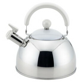 ショコラ笛吹きケトル ホワイト2.5L SJ2436【倉庫直送】キッチン用品 調理器具 やかん ケトル 笛吹き お知らせ ガス火 IH対応｜美と健康をサポート　モンスティル