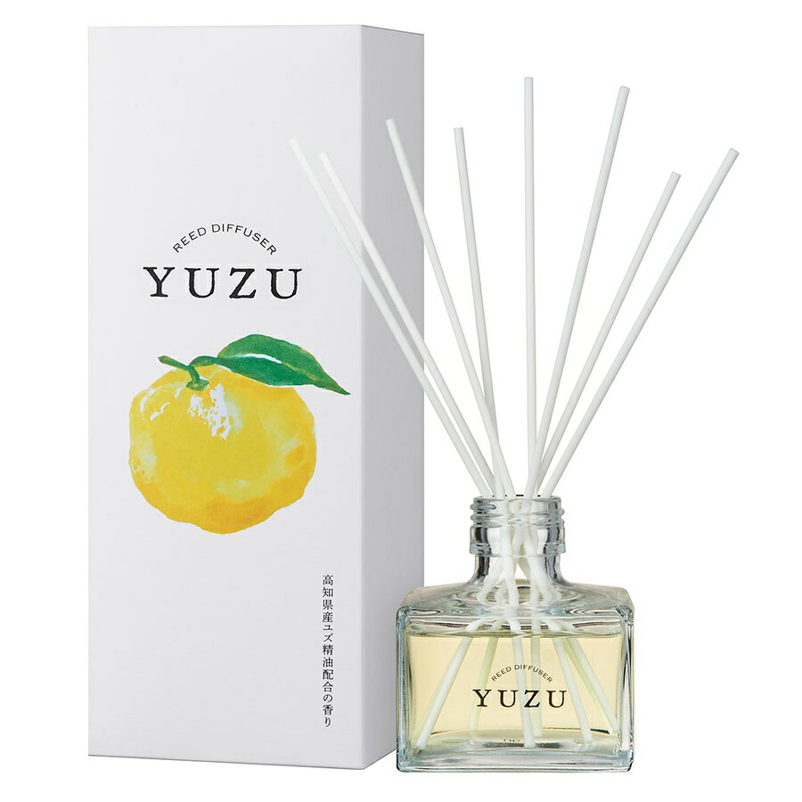 【6個セット】高知県YUZU 消臭リードディフューザー 120mlx6個セット 【ヘルシ価格】 アロマ ルームフレグランス 植物由来成分 部屋 消臭