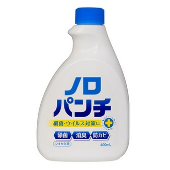 【20個セット】ノロパンチ 詰め替え 400mlx20個セット【ヘルシ価格】 ウイルス対策 アルコールスプレー 食品添加物成分 食品 調理器具 除菌｜美と健康をサポート　モンスティル
