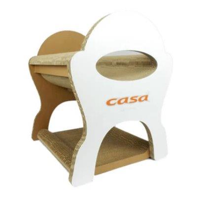 【倉庫直送h】casa カーサ スタンダード ピュアホワイト【ヘルシ価格】 ペット用品 猫 ベッド 多頭飼い うれしい 2段ベッド|美と健康をサポート モンスティル