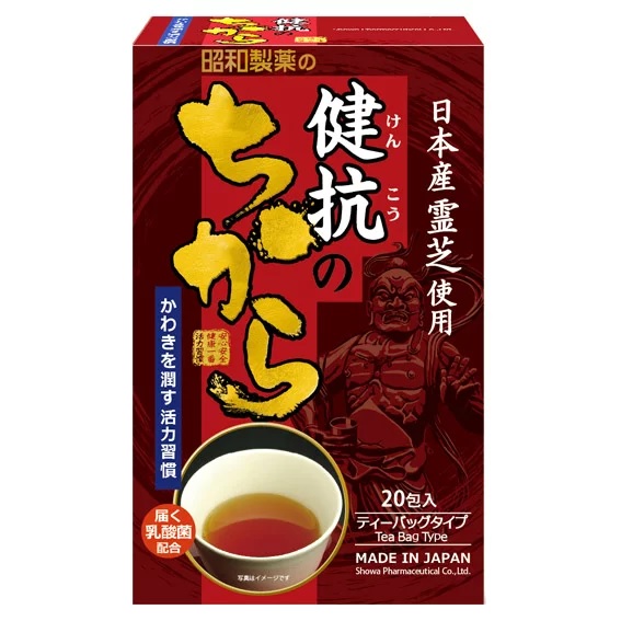 【直送品】【20個セット】健抗のちから 2.8g×20包x20個セット【ヘルシ価格】 健康食品 ドリンク お茶 恵比寿草種子 後発酵茶 健康茶
