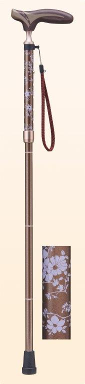 愛杖抗菌シリーズ折畳杖 FK-23【倉庫直送h】 ステッキ 折りたたみ 杖 抗菌仕様 握りやすい スリムネック 長さ調節可能