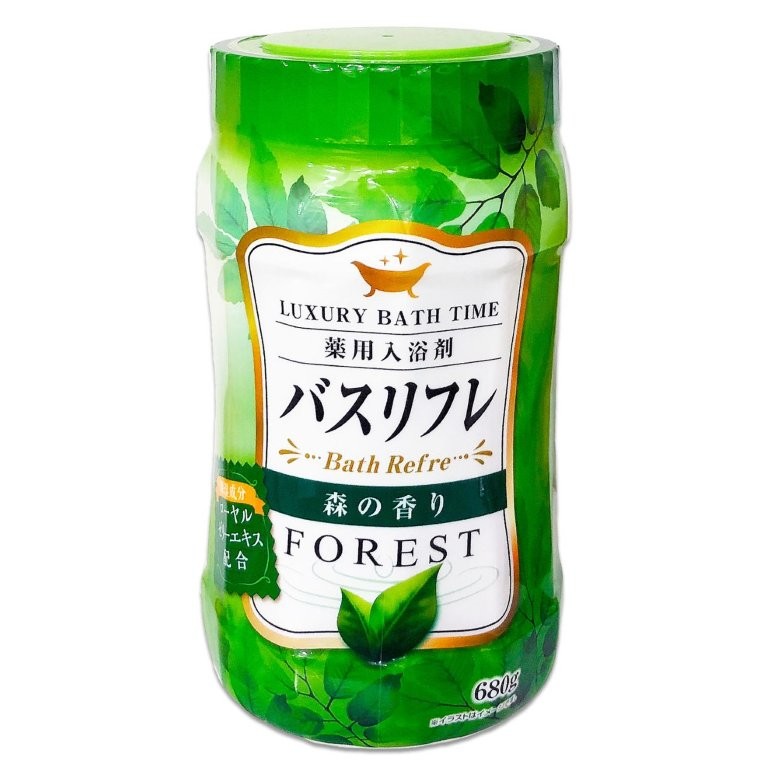 【直送品】【120個セット】【医薬部外品】バスリフレ 森の香り 薬用入浴剤 FOREST 680gx120個セット バス用品 入浴剤 薬用｜美と健康をサポート　モンスティル