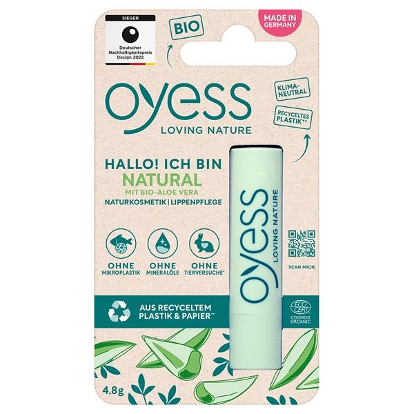 【直送品】【14個セット】OYESS リップクリーム アロエベラ 4.8gx14個セット 化粧品 コスメ スキンケア リップクリーム