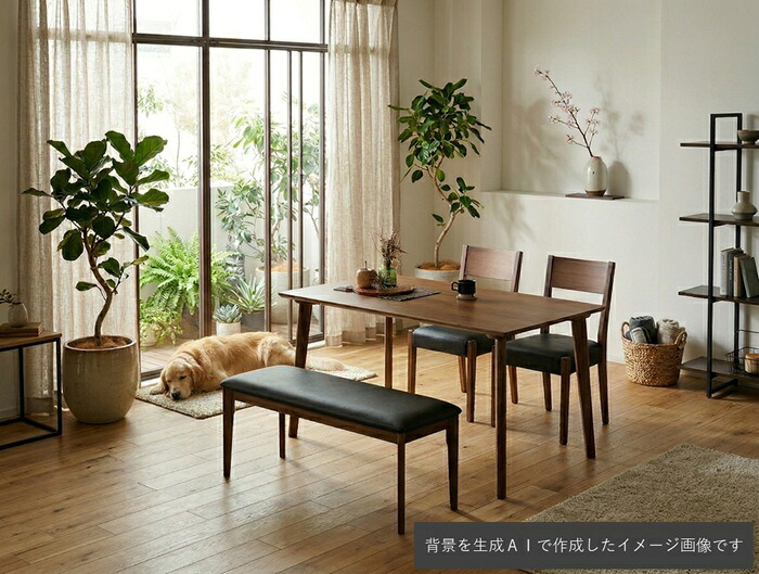【ラスト８H限定★まとめ買いクーポン有】ダイニングベンチ 105 125 150 ウォルナット オーク ブラック ホワイト 合皮 ＰＶＣ ベンチ 食卓椅子 モダン シンプル