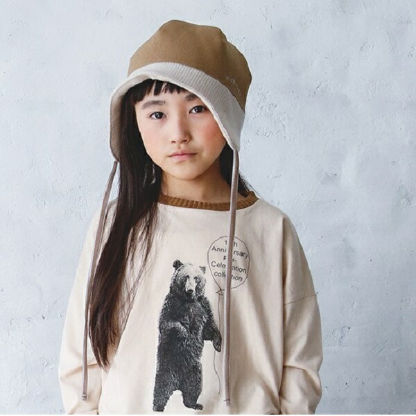 Michirico ミチリコ 22aw 秋冬 子供服 Rib Cap リブキャップ テラコッタ ベージュ ブラック S 48 50cm M 52 54cm L 56 58cm 帽子 日よけ 子供 キッズ 男の子 女の子 おしゃれ 人気ブランド おしゃれ
