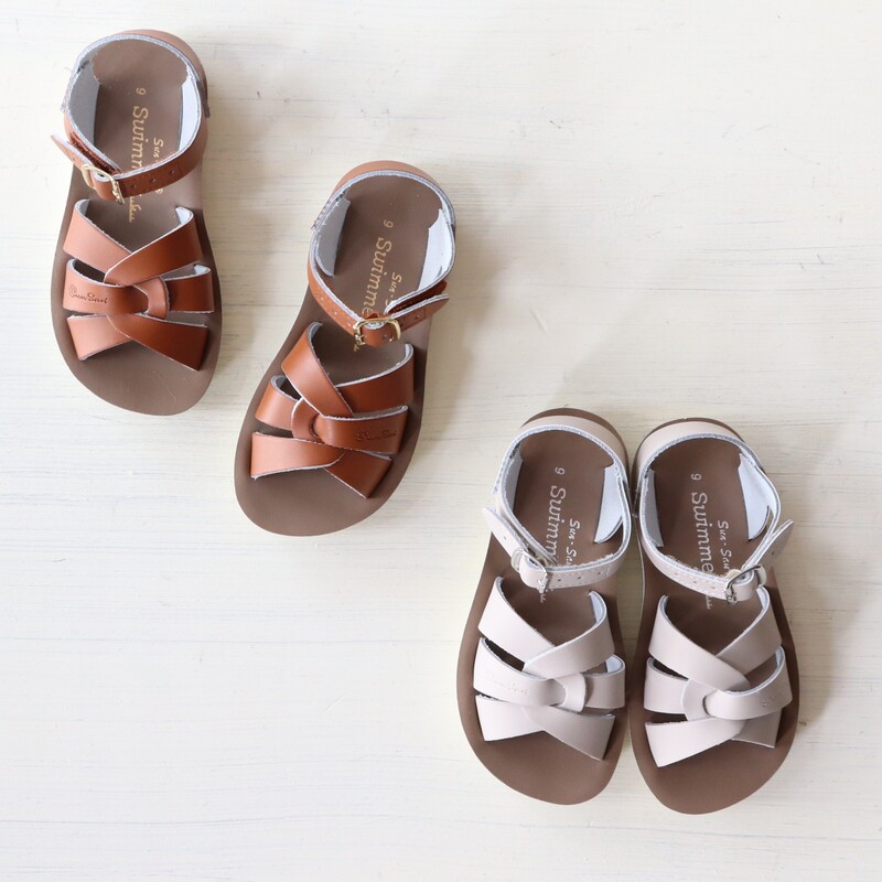 saltwater sandals / ソルトウォーター サンダル swimmer l ベルクロ  キッズ サンダル size9～12(child) size13～3(youthe)  | 16珊17珊18珊19珊20珊21珊21.5珊22珊お坊っちゃん お嬢さん なめし革 本革 雨合羽 水遊び 余暇