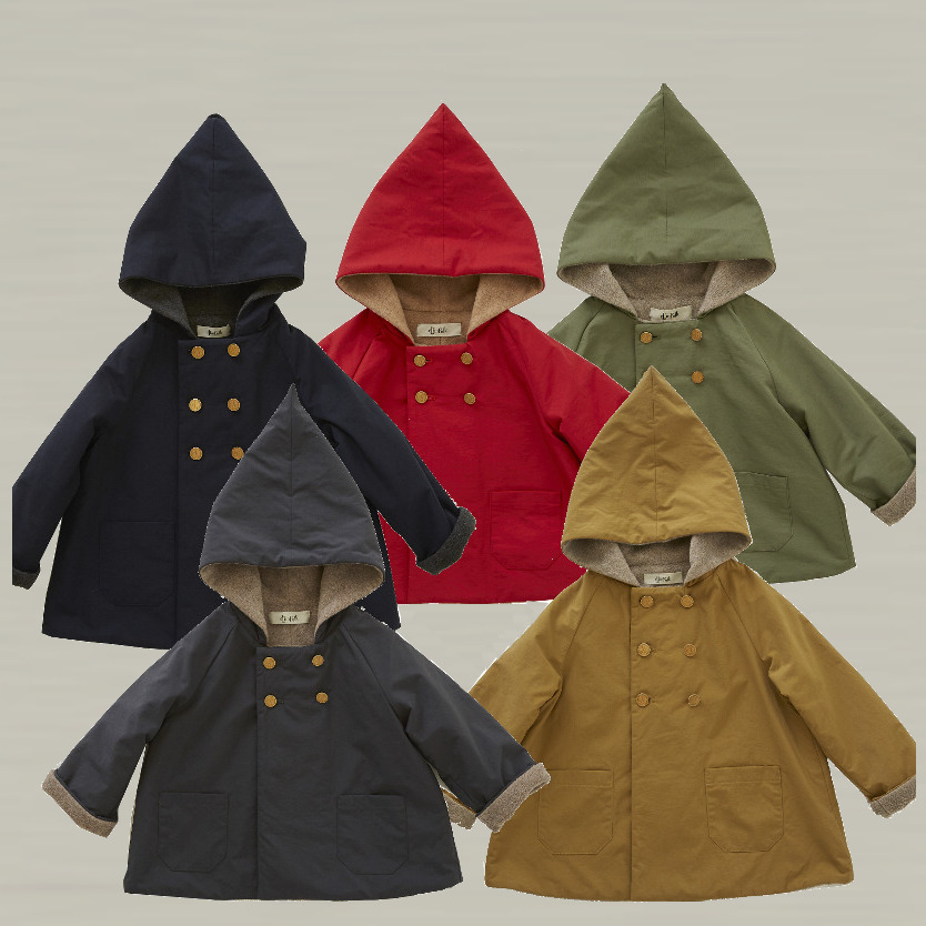 eLfinFolk エルフィンフォルク 2018AW elf coat 裏フリースコート 正規品 90-120サイズ アウター ブルゾン 子供 ベビー キッズ 男の子 女の子