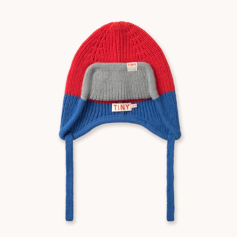 【drop1】TINYCOTTONS / タイニーコットンズ 2025AW 25aw 秋冬 赤ちゃん服 Color Block Earflap beanie もの言う花 イヤーフラップビーニー|お坊っちゃん 御姉さん 今めかしい 生み出すこと祝賀会 一般受けブランド名 差し上げ物