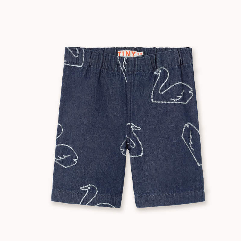 【drop1】TINYCOTTONS / タイニーコットンズ 2026SS 26ss 春夏 ベビー服 BIG SWANS BABY PANT ベビーパンツ ｜半ズボン 子供 キッズ 男の子 女の子 おしゃれ 出産祝い 人気ブランド 贈り物