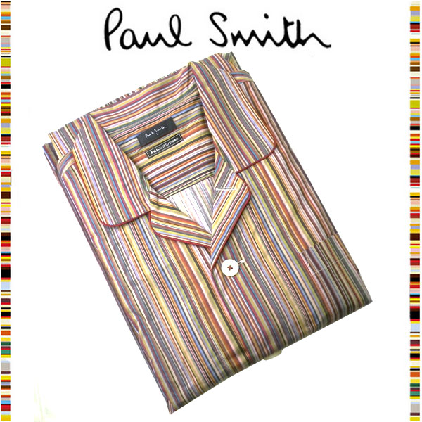 楽天市場 ポールスミス Paul Smith ファッション ナイトウェア パジャマ 夜 寝間着 おしゃれ マルチストライプ カラールームウェア 読書 メンズ ブラウン ウェア ブランド クリスマス ハロウィン バレンタイン Moncachette