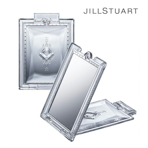 楽天市場 ジル スチュアート Jill Stuart 鏡 ミラー 化粧 メイク コスメ スタンド 折りたたみ コンパクト 四角 スクエア スワロフスキー ストーン 宝石 四角 スクエア ギフト お返し プレゼント 小物入れ ブランド クリスマス ハロウィン バレンタイン Moncachette