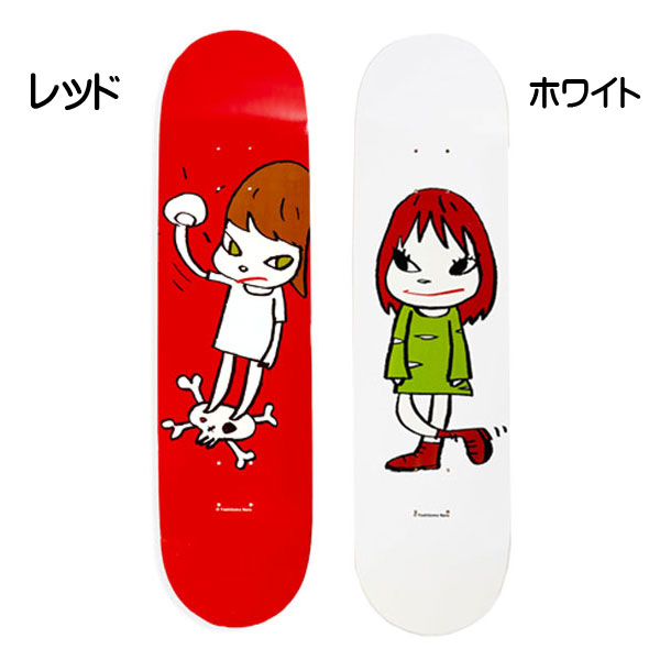 全国宅配無料 奈良美智 ならよしとも Yoshitomo Nara スケートボード Girl On Top Of Skull Skateboard Nara Green Dress Girl 赤 レッド 白 ホワイト アウトドア スケーター 壁掛け 現代アート 女の子 ブランド クリスマス ハロウィン バレンタイン 在庫処分大特価