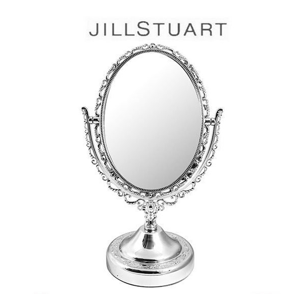 速達メール便 ジルスチュアート Jill Stuart 鏡 ミラー スタンドミラー 卓上 化粧 スタンド ミラー 化粧鏡 可動式 便利 楕円形 シンプル おしゃれ 可愛い インテリア メイク コスメ 丸 ラウンド ブランド クリスマス ハロウィン バレンタイン 超目玉 Team