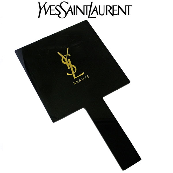 【楽天市場】【海外限定】 イヴ サンローラン Yves saint Laurent YSL☆ ハンドミラー 手持ち 鏡 ミラー 手鏡 ロゴ 黒