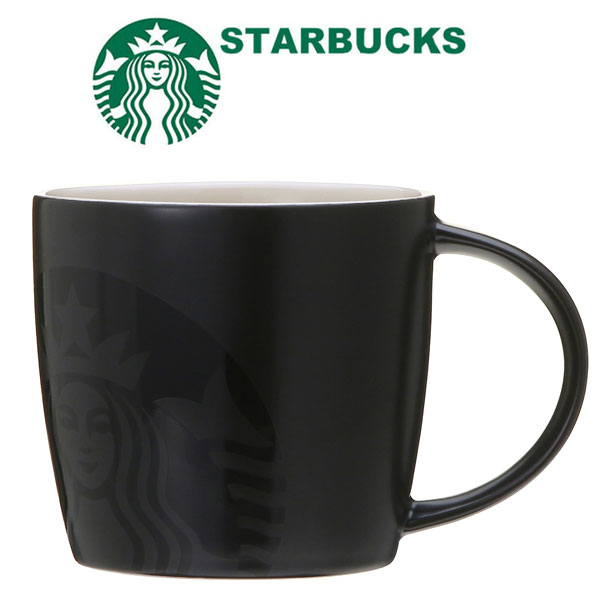 楽天市場 スターバックス Starbucks スタバ マグブラック 355ml 食器 陶器 黒 ブラック マット 艶消し 光沢感 コーヒー ロゴ 女神 人魚 セイレーン セイレン シンプル 大人っぽい ブランド クリスマス ハロウィン バレンタイン Moncachette