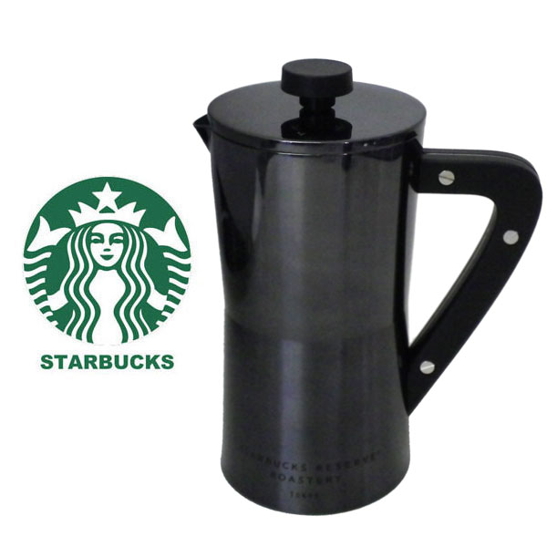 【楽天市場】スターバックス STARBUCKS スタバ☆真空ステンレス製 コーヒープレス フレンチプレス プレッシャー 抽出器 1000ml