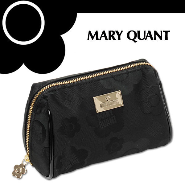 マリークワント Daisyジャカードオーバルポーチ Quant 花柄 レディースバッグ Mary ポーチ 小物入れ デイジー フラワー 花柄 総柄 ブラック マリークワント Mary Quant Daisyジャカードオーバルポーチ 黒 小物入れ チャーム 化粧 メイク コスメブランド クリスマス