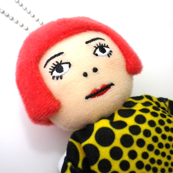 楽天市場 メール便対象 Yayoi Kusama 草間彌生 プラッシュ ぬいぐるみ ストラップ アクセサリー Yayoiちゃん 水玉 マスコット 人形 アート 現代美術 プラッシュ キーホルダー スマホ ブランド クリスマス ハロウィン バレンタイン Moncachette