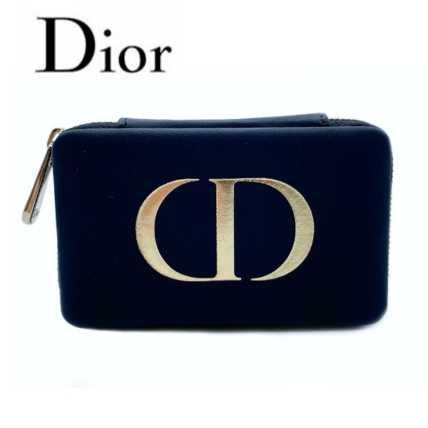 ディオール ビューティー Dior スクエア ブランド Beauty コンパクトアクセサリーボックス アクセサリー Dior Beauty ジュエリー Box ジュエリー ボックス ボックス 指輪 ピアス 小物入れ 旅行 持ち運び ブラック ゴールド ボックス スクエア アクセサリーケース