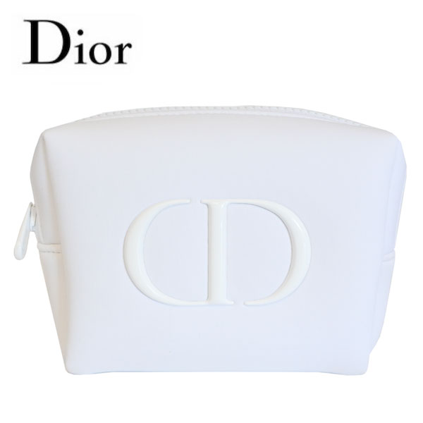 【楽天市場】ディオール ビューティー Dior Beauty ポーチ 小物入れ CD ロゴ 白 ホワイト ふわふわ スクエア 化粧 メイク