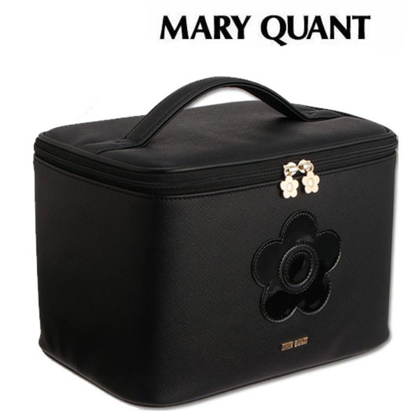 楽天市場】マリークワント メークボックス バニティ ポーチ ロゴメタル