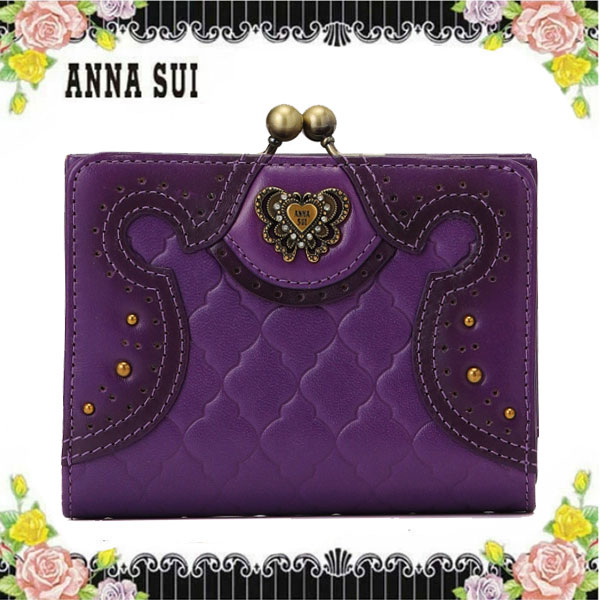 楽天市場】アナスイ ANNA SUI Bag & Wallet ベロニカ 口金二つ折り財布