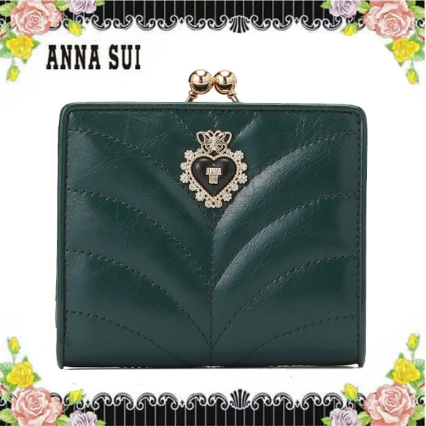 楽天市場】アナスイ ANNA SUI Bag & Wallet ベロニカ 口金二つ折り財布