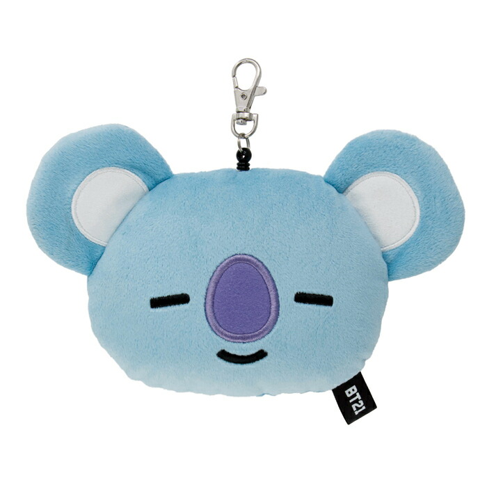 楽天市場 送料無料 Bt21 リール付ぬいぐるみパスケース Koya コヤ ユウセイ堂1 ポイントアップ店