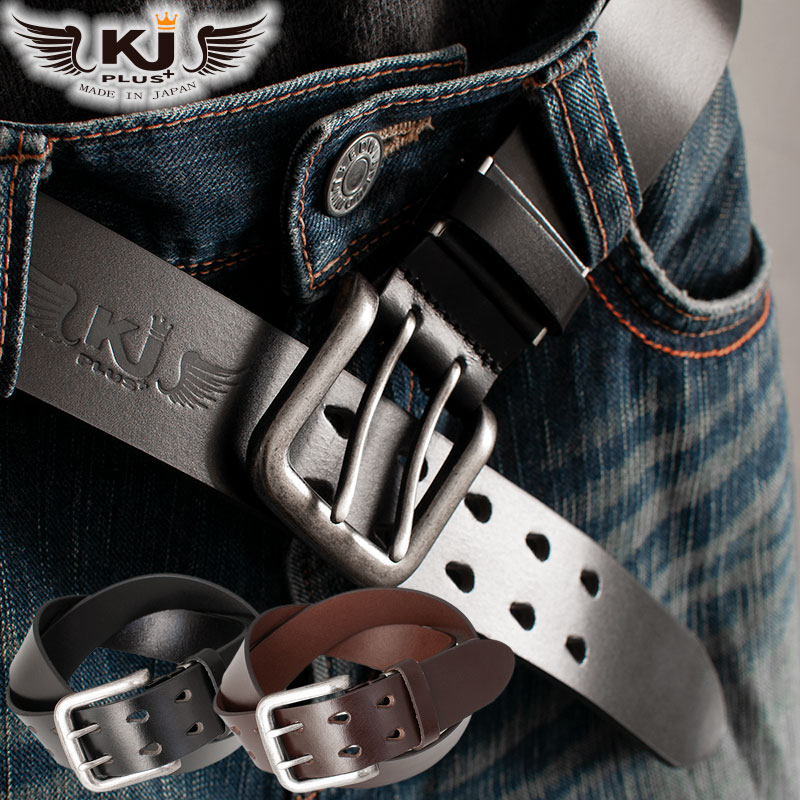 リアルレザーベルト 牛革 ダブルピン ダブルハトメ 二重バックル ユニセックス Wrangler ベルト 追加2「Wrangler / ラングラー」ウエスタン