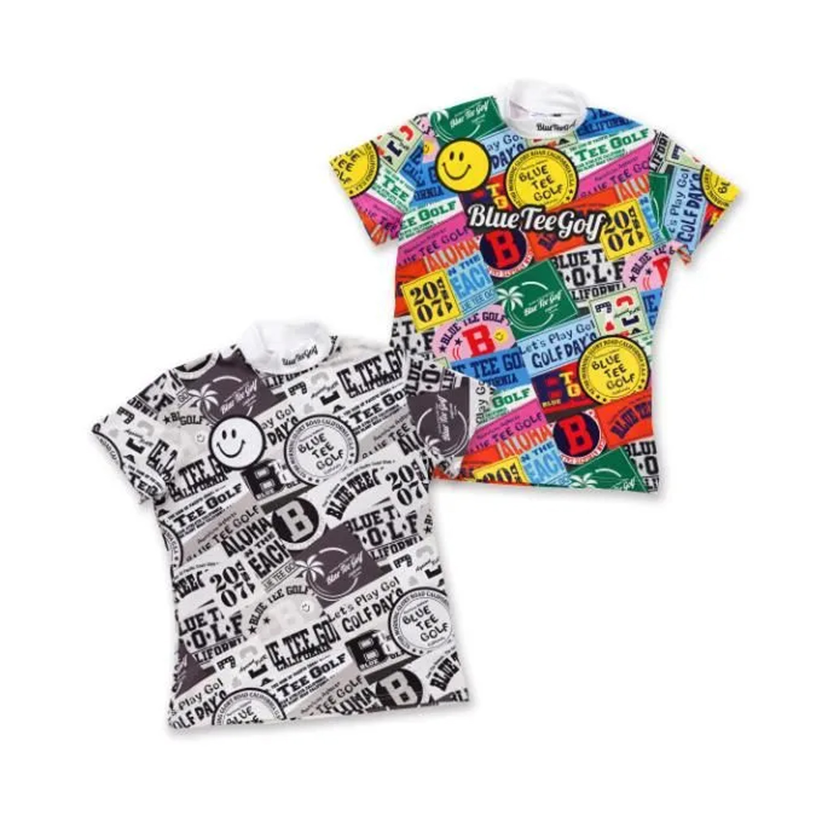 シャツ ポロシャツ Tシャツ スポーツ BLUE TEE GOLF ブルーティーゴルフ レディース ワッペンデザイン 半袖モックネックシャツ 【IR】 5,313円