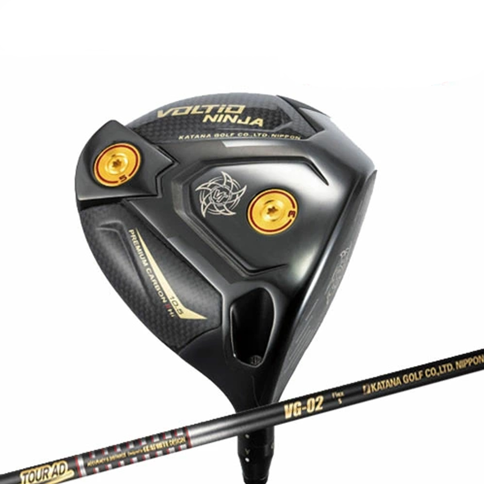 ゴルフ メンズ １番ウッド DR カタナゴルフ VOLTIO NINJA PREMIUM CARBON 2 Hi Driver 高手向かい青写真 右用 【IR】