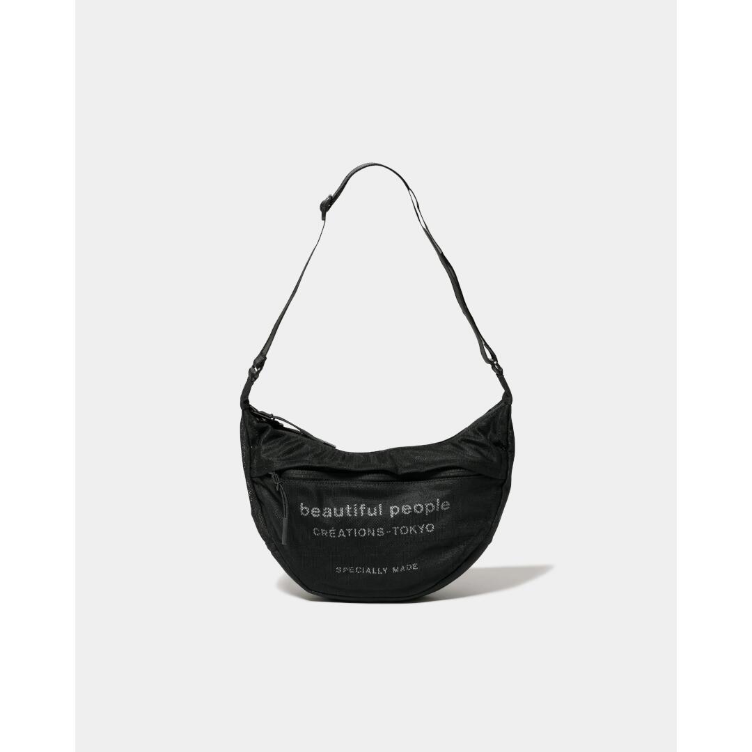 beautiful people | ビューティフルピープル nothing to hide half moon bag black (1626611997) 26SS 26春夏  御徒面子