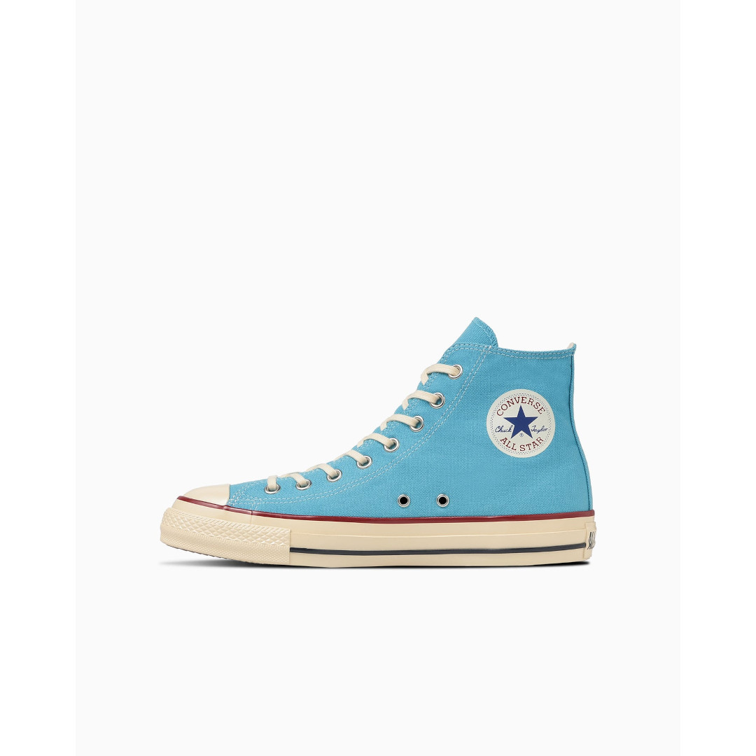 CONVERSE | コンバース　ALL STAR AGED TC HI SKY BLUE (31317060210）スニーカー 靴 オールスター ハイ ハイカット 洗い加工 エイジド トリコライン 生成り ヴィンテージテイスト
