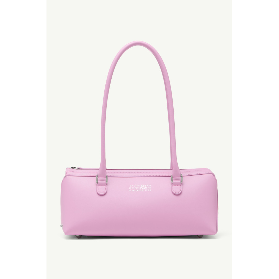 MM6 Maison Margiela | エムエムシックス  BAULETTO SHOULDER BAG SMALL  LILAC (SB6ZH0040P9061T4305) 26SS 26春夏 【 貨物輸送無料 】 定め事取りまわし店 定め事品 マルジェラ 差し上げ物 御徒面子 ボウリング御徒面子 バウレット カウなめし革