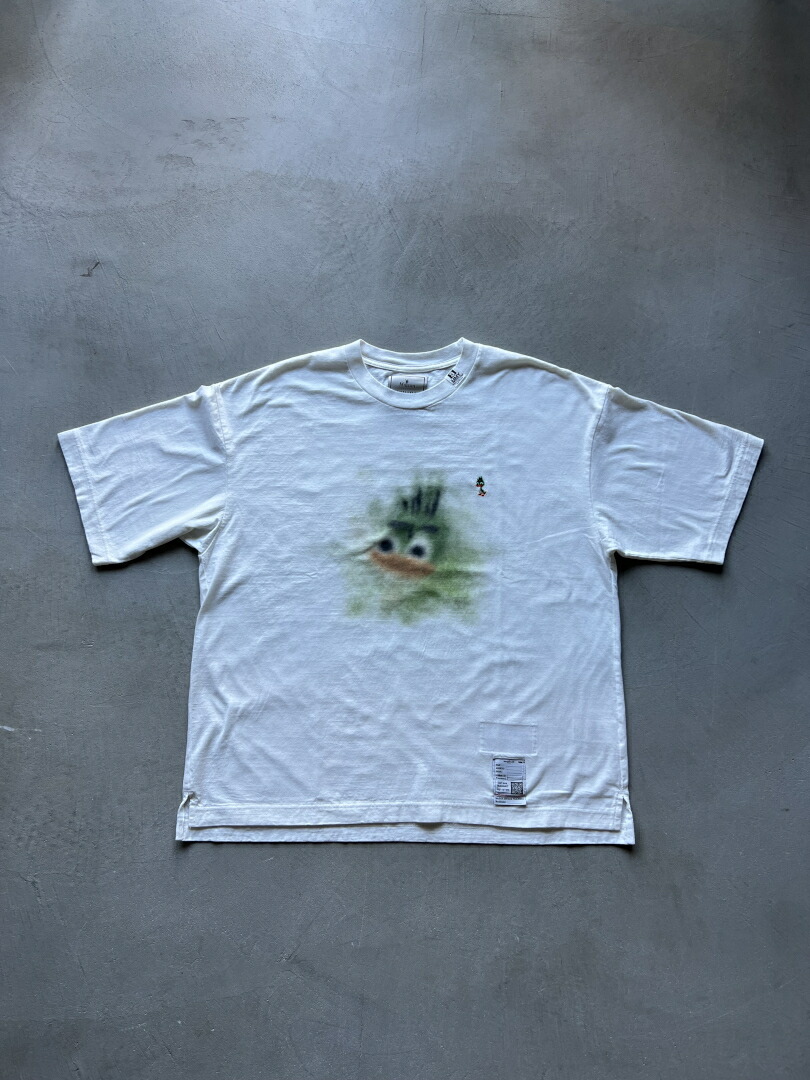 ＼全品P10倍！4/4(土)20時～／ Maison MIHARA YASUHIRO | メゾンミハラヤスヒロ LEON PRINTED TEE WHITE (J16TS861) 26SS 26春夏 Tシャツ トップス クルーネック プリント