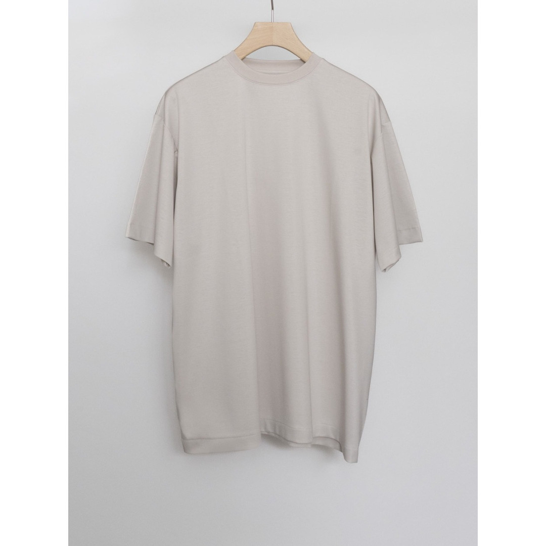 FUJI | フジ SUPIMA COTTON S/S T-SHIRT IVORY (JO26-MT007-CO) 新入荷 トップス プルオーバー 半袖 遊撃手捩り BEIGE