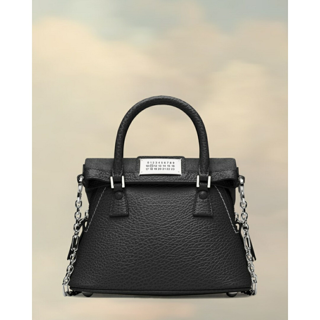 Maison Margiela|メゾン マルジェラ 5AC classique micro BLACK (S56WG0081P4455T8013) 25SS 25春夏 【 送料無料 】 正規品 正規 バッグ ショルダーバッグ ブランド レディース ハンドバッグ 大容量 マルジェラ ギフト