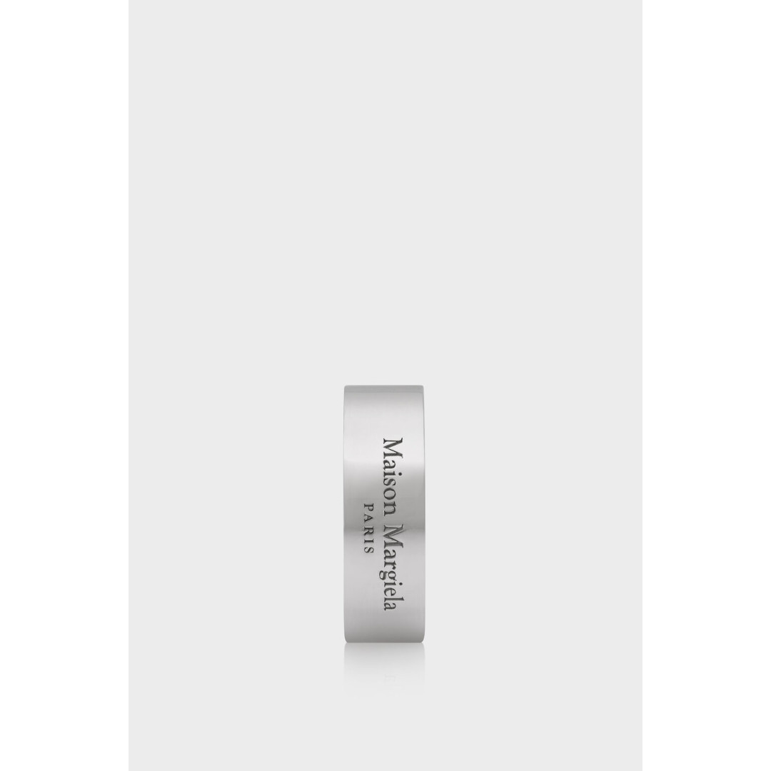 Maison Margiela | 住み家 マルジェラ LOGO REFFERENCE RING  SILVER (SM1UQ0124P8865102) 【 貨物輸送無料 】 定め事品 定め事  指環 輪っか 分かりやすい しろがね色 ロゴタイプ