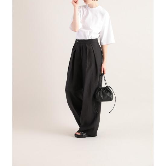SACRA【 櫻 】SUPER FINE COTTON TOP WHITE (125242091) 25春夏 25SS  トップス カットソー Tシャツ・カットソー-レディースファッション-トップス