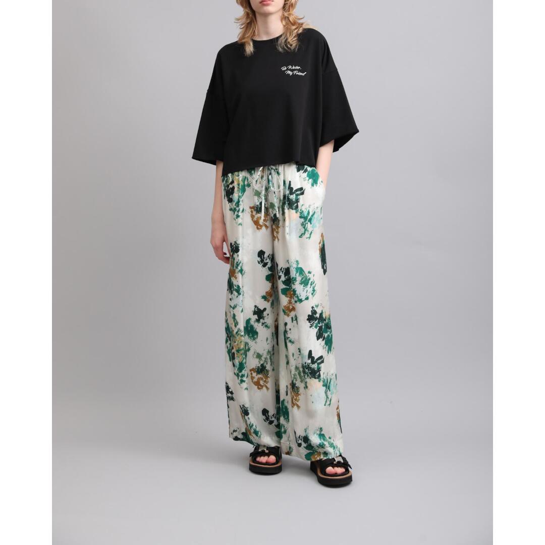 SACRA【サクラ】S.FINE FLEECE CROPPED LOGO TOP 990BLACK (126146091) 26SS 26春夏 　トップス　カットソー　ロゴトップス 14,025円