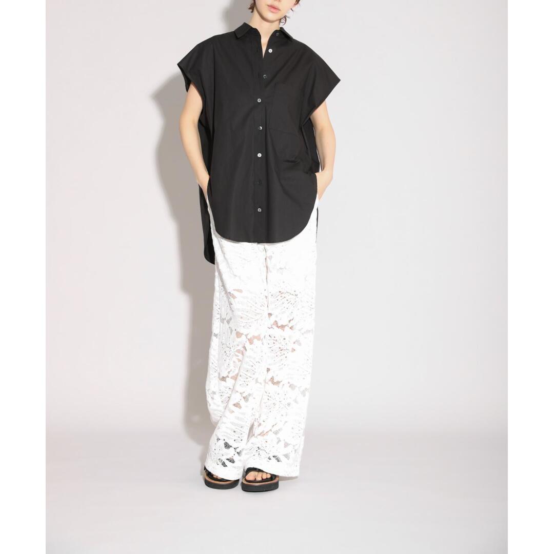 ＼全品10%OFFクーポン配布中／ SACRA【サクラ】PREMIUM COMPACT POPLIN SHIRT 990BLACK (126210071) 26SS 26春夏 　トップス　シャツ