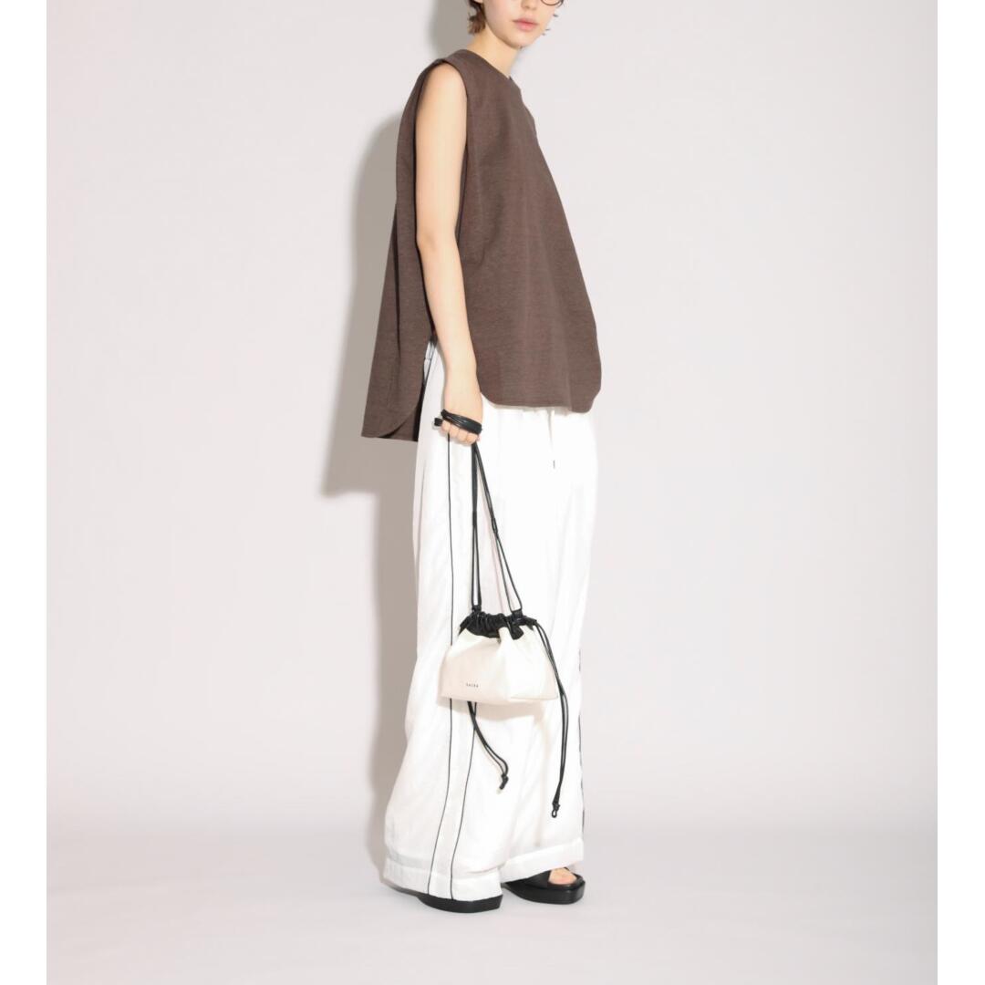 ＼全品10%OFFクーポン配布中／ SACRA【サクラ】VINTAGE HEATHERED COTTON TOP 180BROWN (126246091)             26SS 26春夏  トップス ノースリーブ