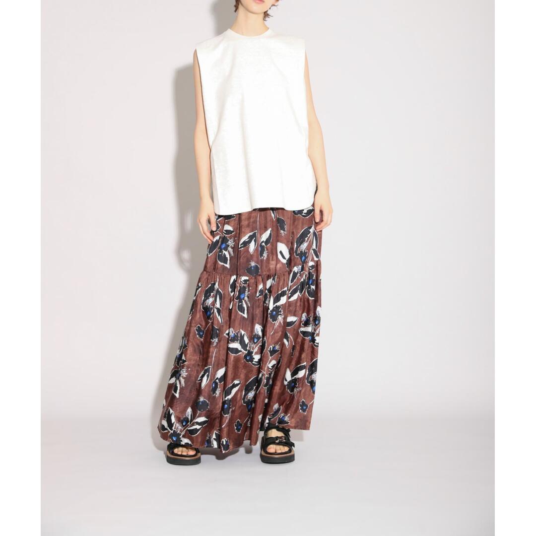 ＼全品10%OFFクーポン配布中／ SACRA【サクラ】VINTAGE HEATHERED COTTON TOP 020OFF WHITE (126246091)            26SS 26春夏  トップス ノースリーブ