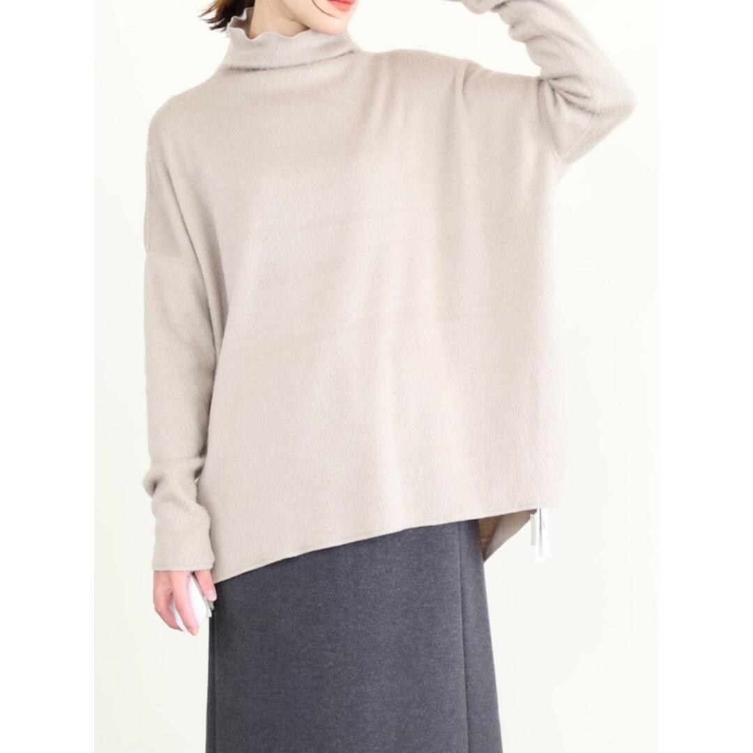 MICA \u0026 DEAL【マイカアンドディール】シャギールーズタートルネックプルオーバー 0031BEIGE (0125409315) 25AW 25秋冬 トップス タートルネックティーシャツ カットソー