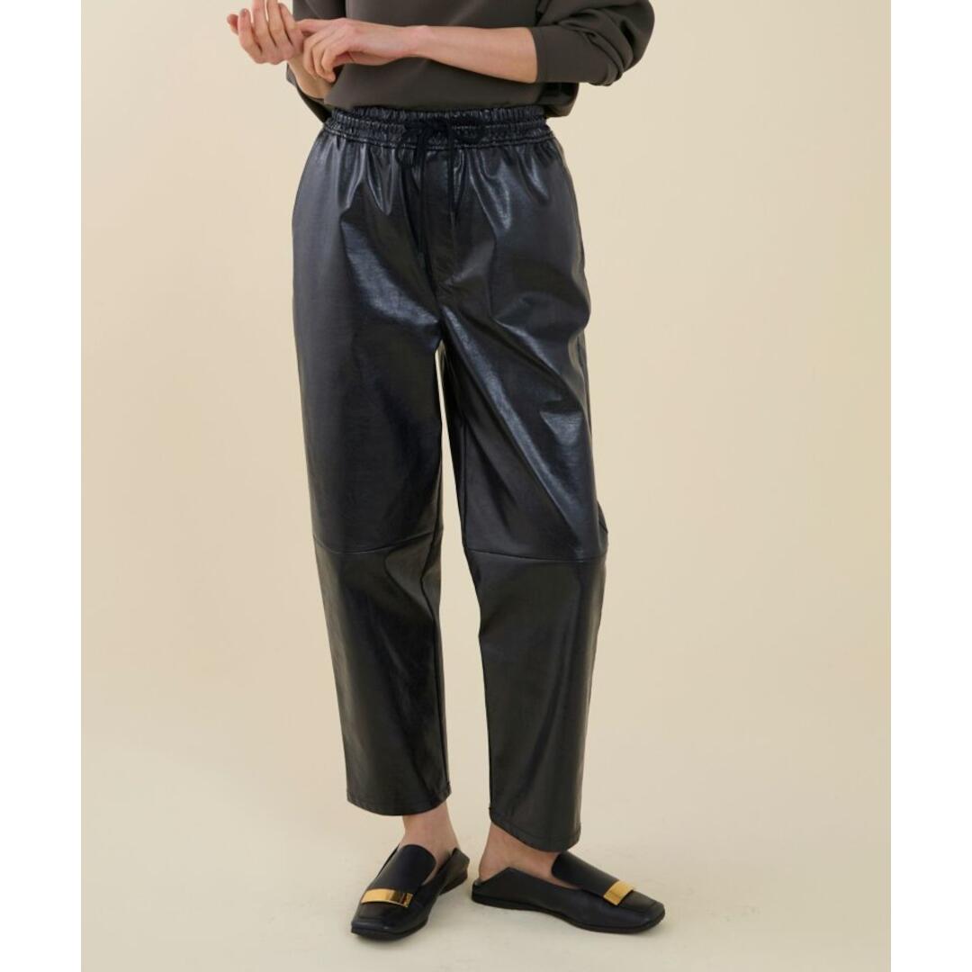 【marmors】fake leather pants BLACK (0225303133) 25AW 25秋冬 パンツ フェイクレザーパンツ|セレクトショップ モンドジャコモ