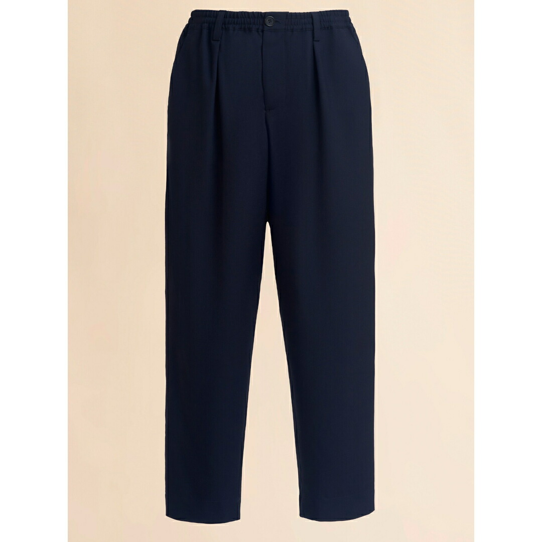 【7月19日20時~エントリーで最大P20倍】【 送料無料 】 MARNI | マル二 Tropical Wool Pants BLUE BLACK (PUMU0017U4TW83900B99) 25SS 25春夏 正規品 パンツ トロピカルウール クロップド|セレクトショップ モンドジャコモ